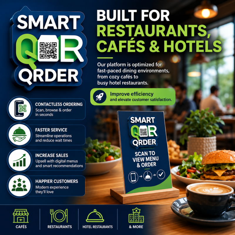 Built for Restaurants, Cafés & Hotels