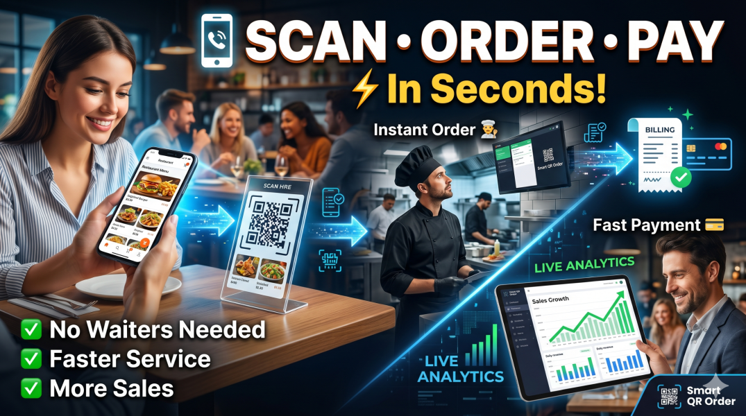 📱 Scan. Order. Enjoy.