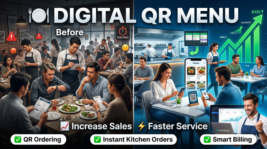 🍽️ Transform Your Restaurant with Smart QR Ordering